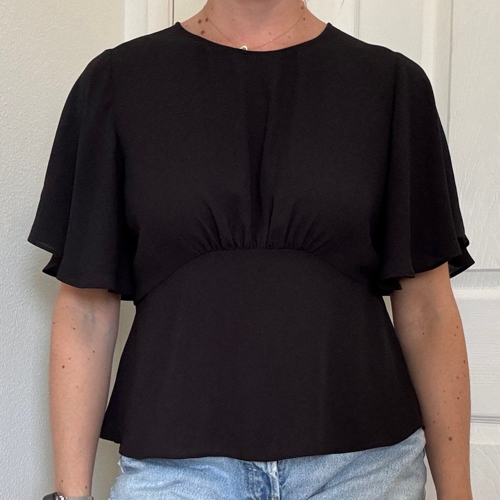 Elegant Black Women's Top